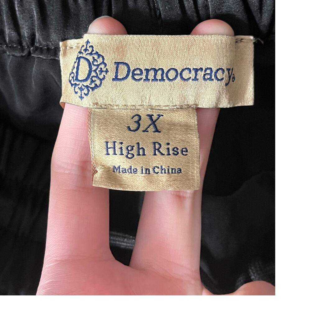 Democracy Pants Ab Leisure Skyrise high waist cargo black size 3X - Picture 5 of 7